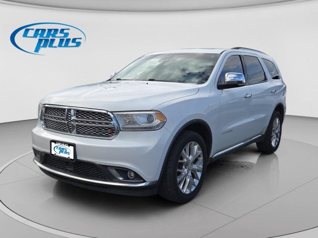 2015 Dodge Durango Citadel in White — front three-quarter view
