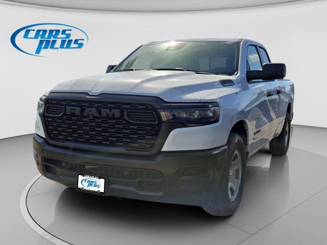 2025 RAM Ram 1500 Tradesman in Bright White Clear-Coat Exterior Paint — front three-quarter view