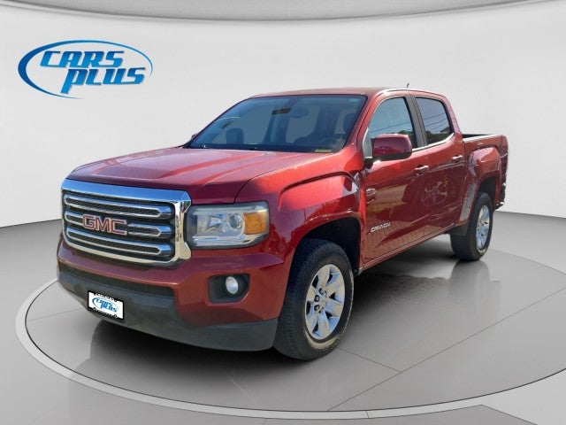 2016 GMC Canyon 2WD SLE in Red — front three-quarter view