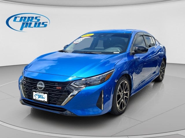 2024 Nissan Sentra SR in Blue — front three-quarter view