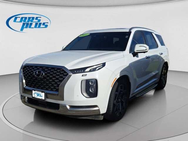2022 Hyundai Palisade Calligraphy in White — front three-quarter view